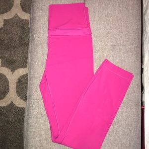 Lululemon pink/fuschia Align pants